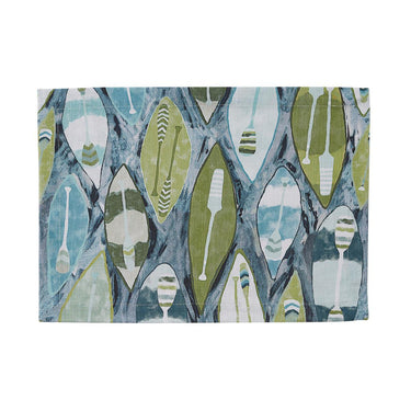 Colorful Canoes Placemat Set of 12 Park Designs - The Fox Decor